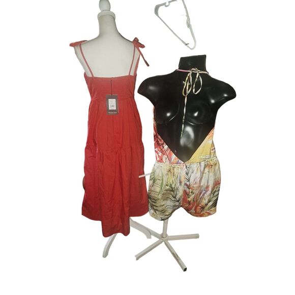 Spring Sale! Lot 31 includes SMALL NWT Sunset Orange Prairie Dress & Shorts Set - Picture 4 of 8